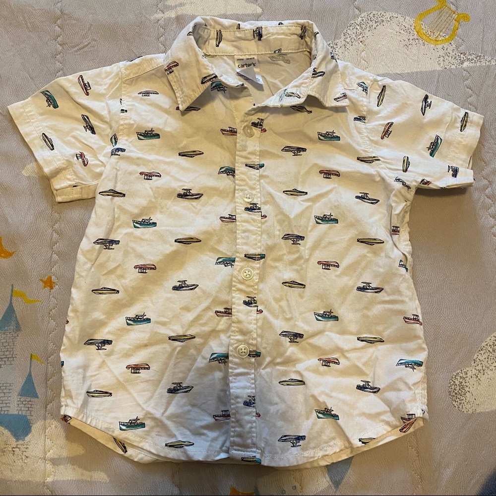 Carter’s fishing boat shirt